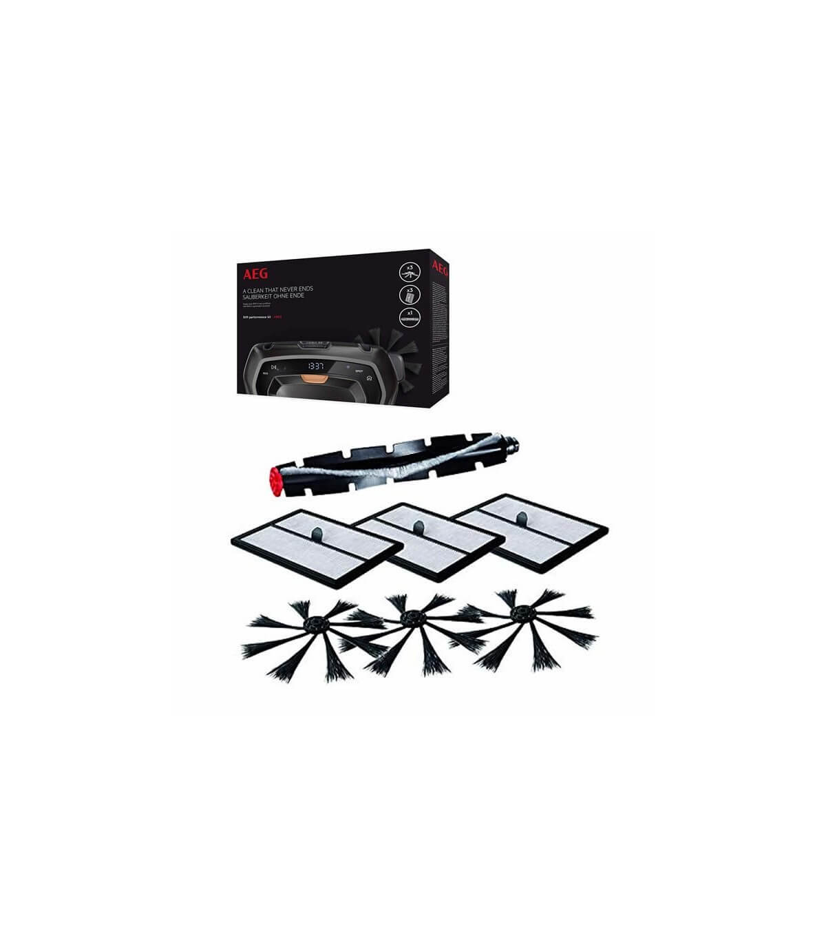 Kit Ricambi Per Aspirapolvere Robot Conga | Spazzole, Filtri E Panni | Compatibile Con 3290 3490 3690 M6 PRO 2S V2 PRO V3