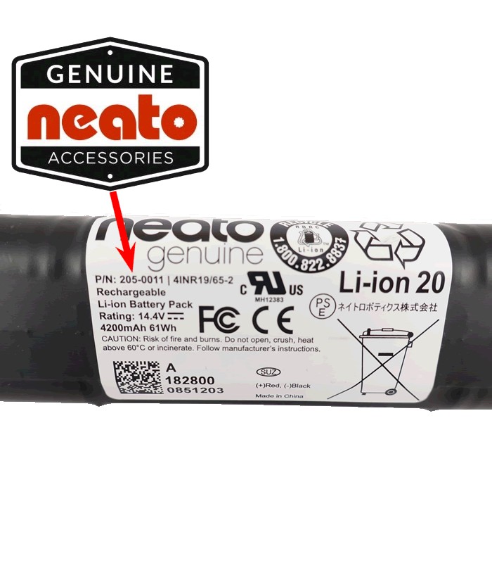 Batteria agli Ioni di Litio per Neato Connected P/N 205-0011